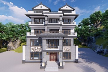福建莆田周家新中式别墅