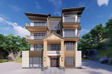 福建莆田周家现代别墅